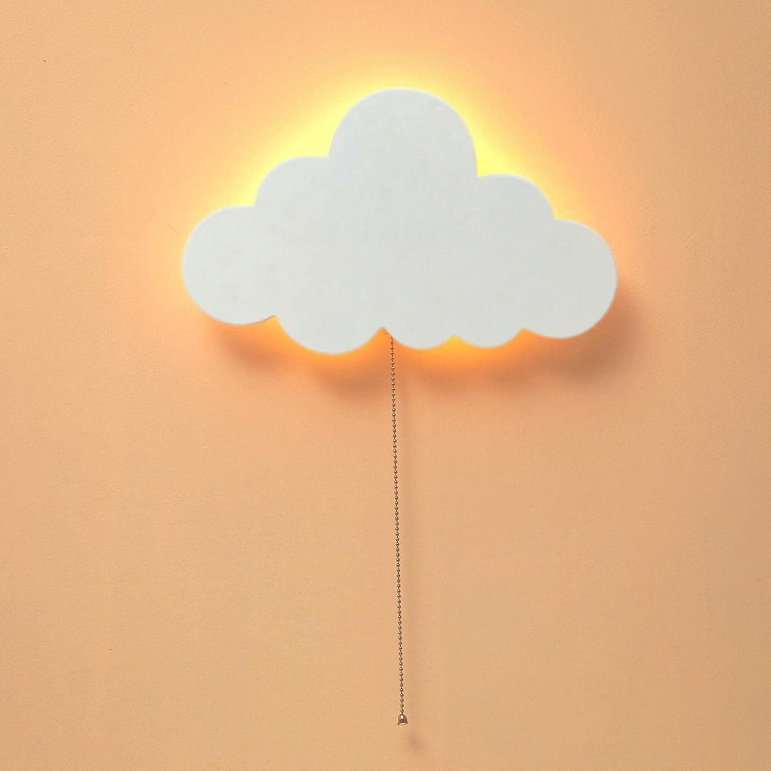 Cloud Light - Floating Cloud Wall Lamp for Nursery | Cute Floating Cloud Lamp for Kids Bedroom | Battery-Operated Hanging Cloud Night Lights | Cloud Lights for Bedroom | Cloud Lamp for Baby Nursery
